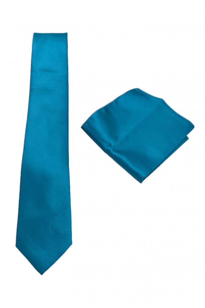 Tie 7 cm and plain clutch