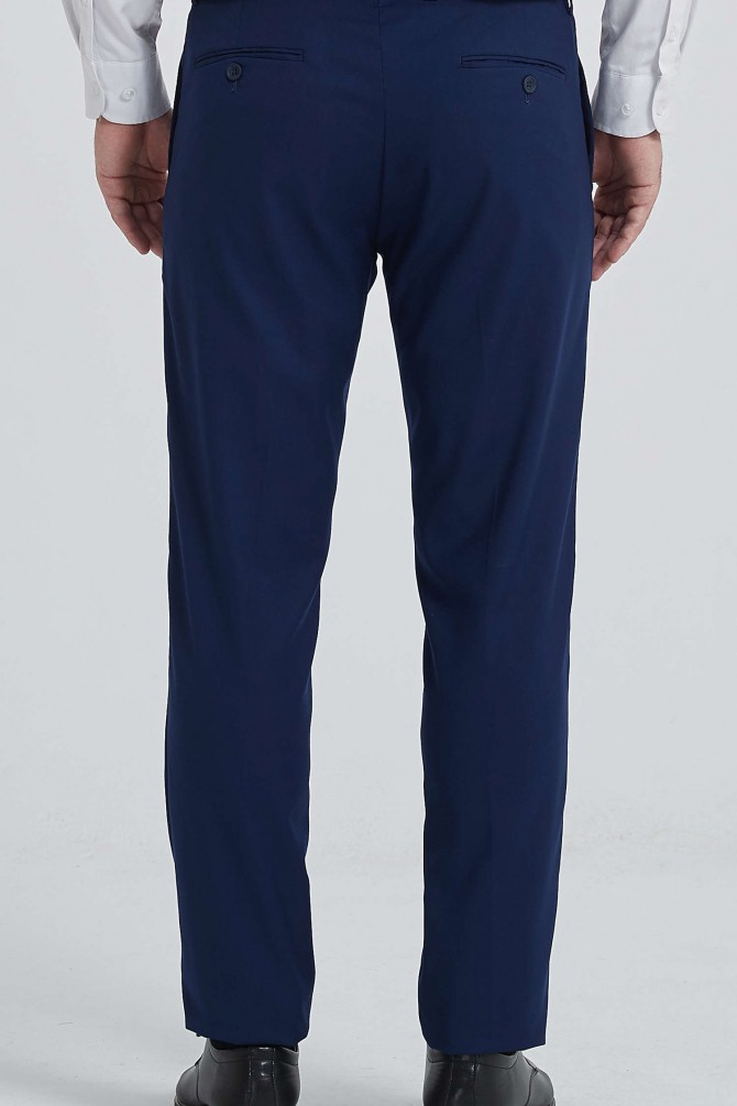 Pantalon habillé bleu marine