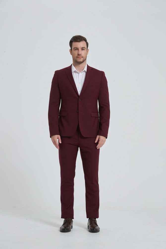 Suits burgundy BERNARD (2 pcs)