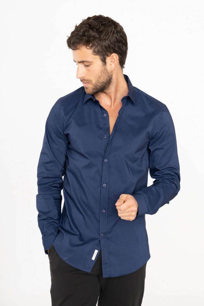 Chemise cintrée en STRETCH