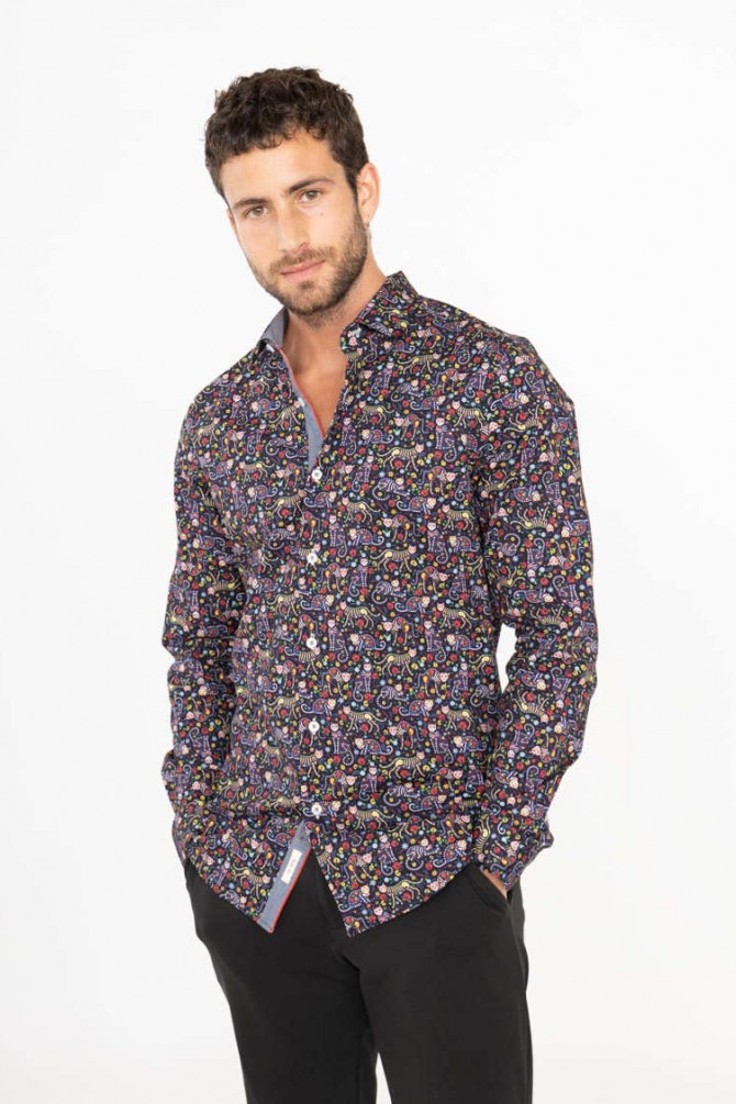 Chemise "PREMIUM" motifs ROVINATO slim fit