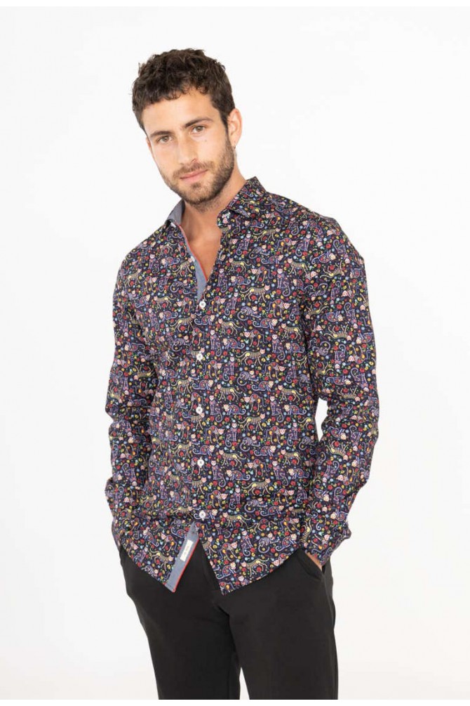 Chemise "PREMIUM" motifs ROVINATO slim fit