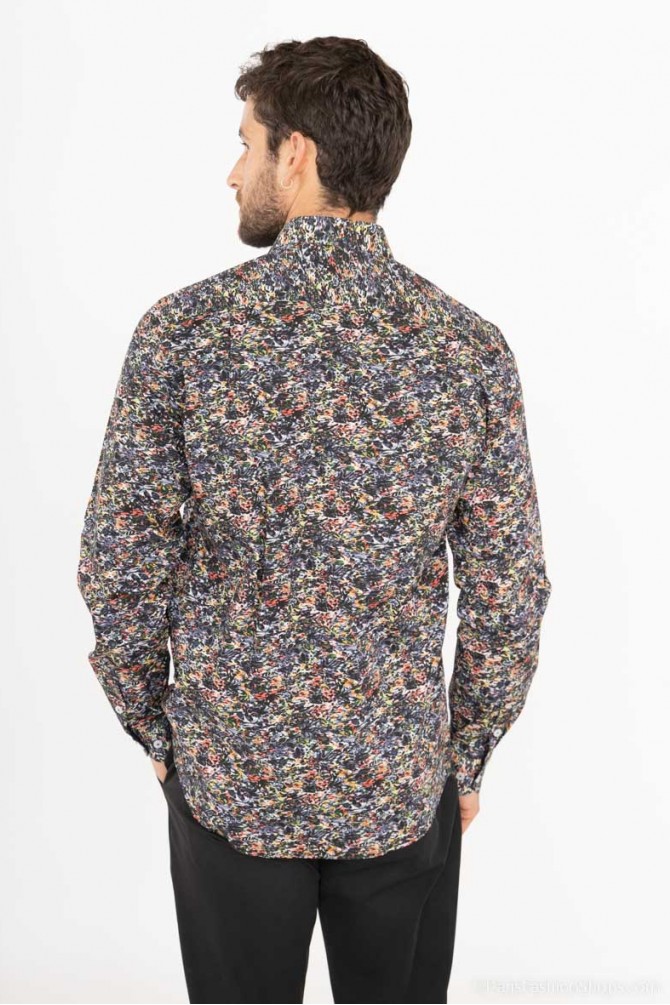 Chemise STRETCH motifs PUZZLE coupe confort