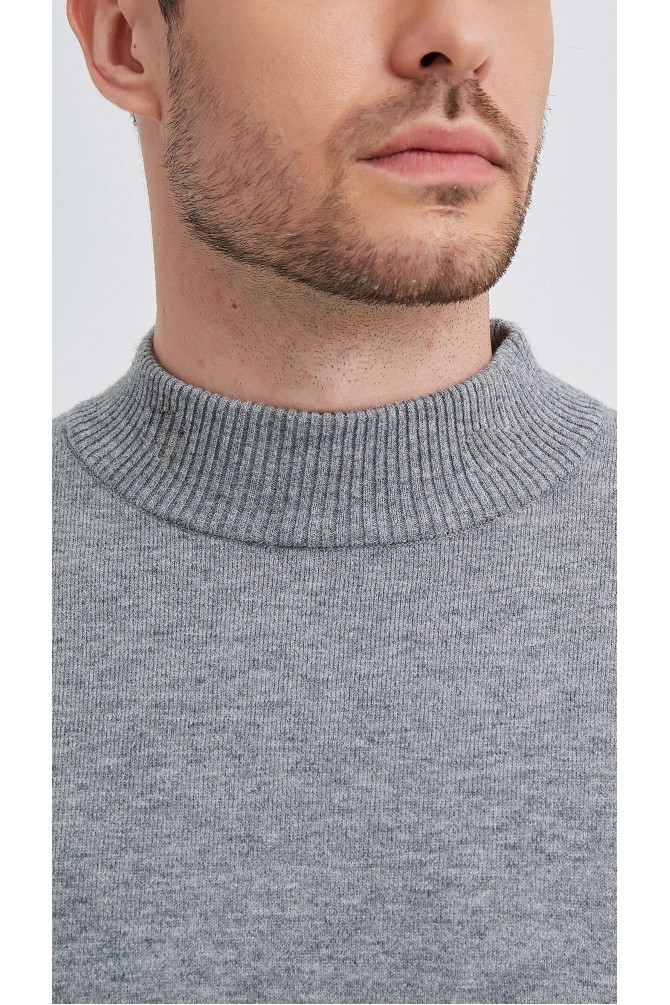 Funnel neck jumper "CASHMERE TOUCH"