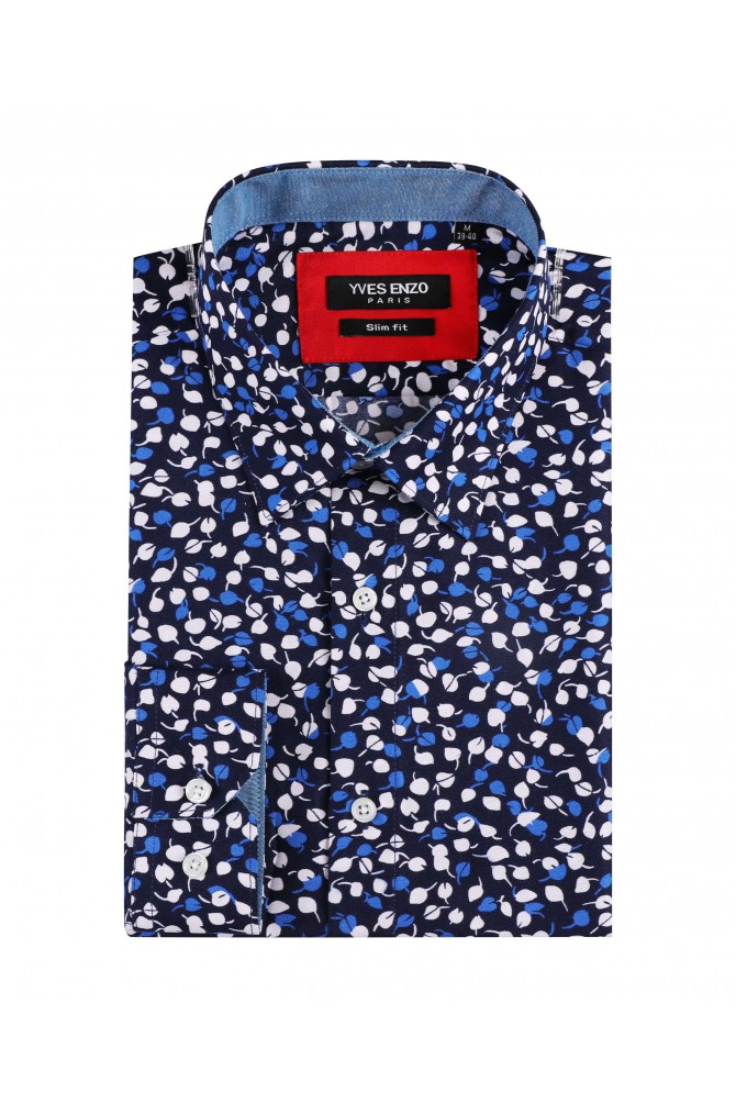 Slim fit patterned shirt LAMIERA
