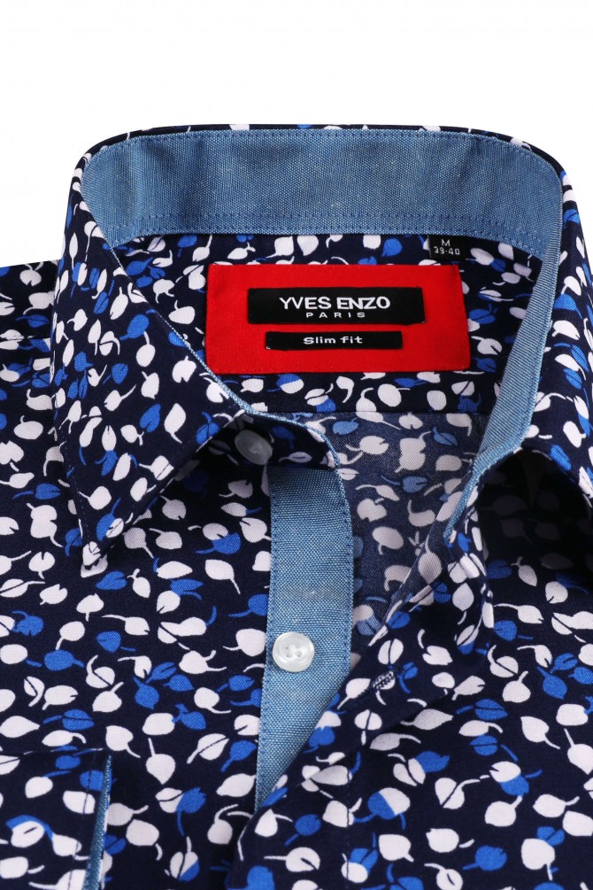 Slim fit patterned shirt LAMIERA