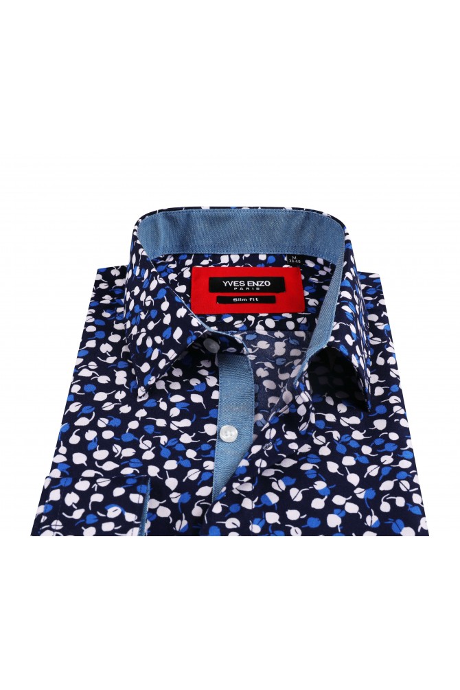 Slim fit patterned shirt LAMIERA